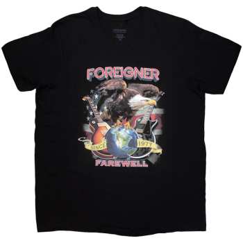 Merch Foreigner: T-shirt Farewell Eagle