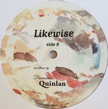 LP Frances Quinlan: Likewise