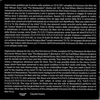 CD Francesco De Masi: African Story (Original Motion Picture Soundtrack) LTD