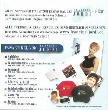 CD Francine Jordi: Verliebt In Das Leben