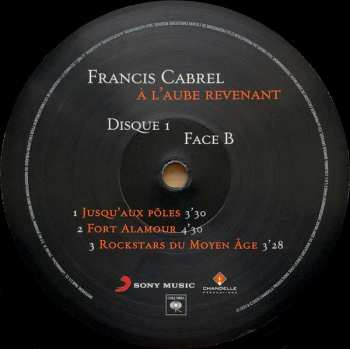 2LP Francis Cabrel: À L'aube Revenant