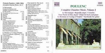 CD Francis Poulenc: Complete Chamber Music Vol. 4