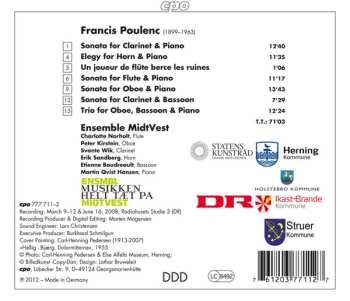 CD Francis Poulenc: Wind Sonatas ∙ Wind Trio