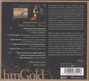 2CD Francis Poulenc: Figure Humaine; Motets
