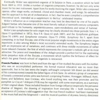 CD Francis Poulenc: Guilmant/Widor/Poulenc: Organ Concertos