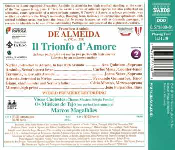 2CD João Fernandes: Il Trionfo D'Amore