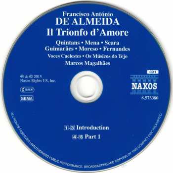 2CD João Fernandes: Il Trionfo D'Amore