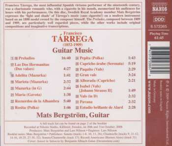 CD Francisco Tárrega: Guitar Music
