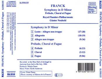CD César Franck: Symphony In D Minor / Prélude, Choral Et Fugue