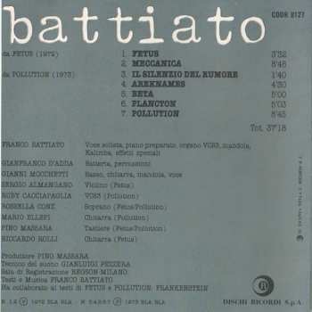 CD Franco Battiato: 1972  Fetus / Pollution