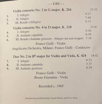 2CD Wolfgang Amadeus Mozart: Vol. 1: Sinfonia Concertante / Divertimento-Trio K.563 / Violin Concertos 3 & 4 / Violin & Viola Duo #2)