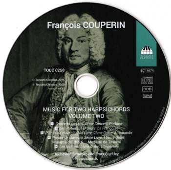 CD François Couperin: Les Nations: Sonates Et Suites De Symphonies En Trio And Other Pieces For Two Harpsichords, Volume Two