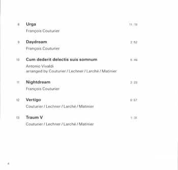 CD François Couturier: Nuit Blanche