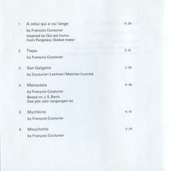 CD François Couturier: Tarkovsky Quartet