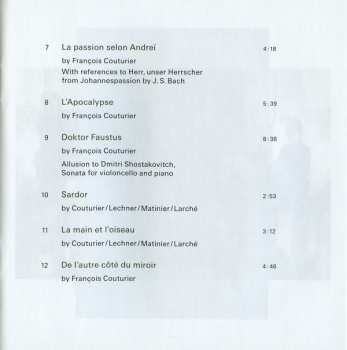 CD François Couturier: Tarkovsky Quartet
