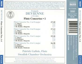 CD François Devienne: Flute Concertos Nos. 1-4