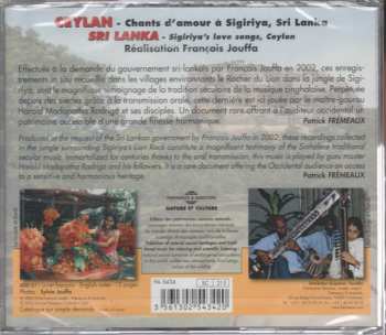 CD François Jouffa: Ceylan (Chants D'Amour À Sigiriya, Sri Lanka) = Sri Lanka (Sigiriya's Love Songs, Ceylan)