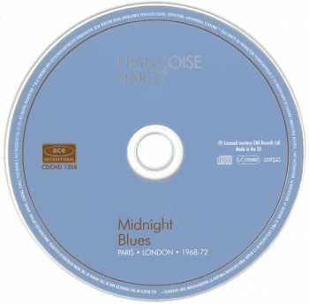 CD Françoise Hardy: Midnight Blues - Paris • London • 1968-72