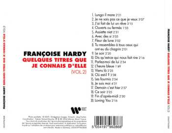 CD Françoise Hardy: Quelques Titres Que Je Connais D'elle (Vol. 2)