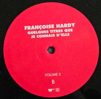 2LP Françoise Hardy: Quelques Titres Que Je Connais D'elle (Vol. 2)