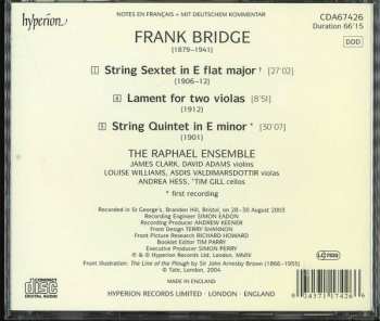 CD Frank Bridge: Sextet • Quintet