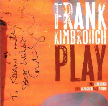 CD Frank Kimbrough: Play