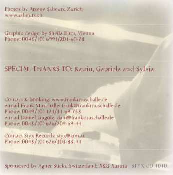 CD Rusty Zinn: Frank Muschalle Trio Featuring Rusty Zinn