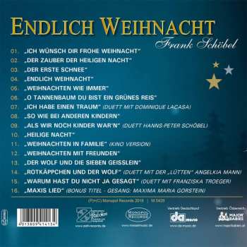 CD Frank Schöbel: Endlich Weihnacht