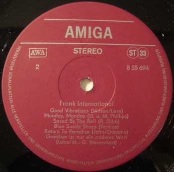 LP Frank Schöbel: Frank International