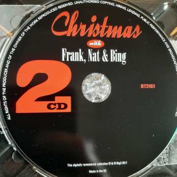 3CD Frank Sinatra: Christmas With Frank, Nat And Bing