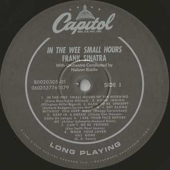 LP Frank Sinatra: In The Wee Small Hours
