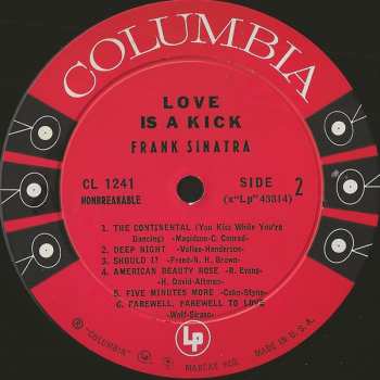 LP Frank Sinatra: Love Is A Kick