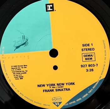 SP Frank Sinatra: New York New York / Strangers In The Night