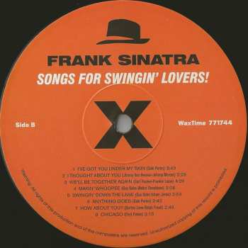 LP Frank Sinatra: Songs For Swingin' Lovers! LTD