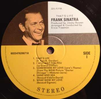 LP Frank Sinatra: That's Life
