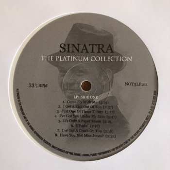 3LP Frank Sinatra: The Platinum Collection CLR