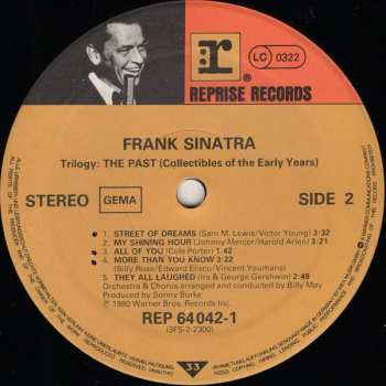 3LP/Box Set Frank Sinatra: Trilogy: Past, Present & Future