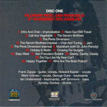 6CD/Box Set Frank Zappa: 1970s Broadcast Collection