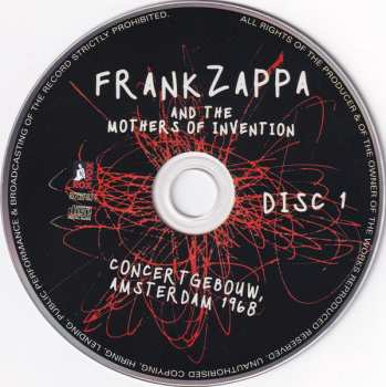 2CD Frank Zappa: Live In Holland 1968-1970