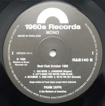 LP Frank Zappa: Beat Club