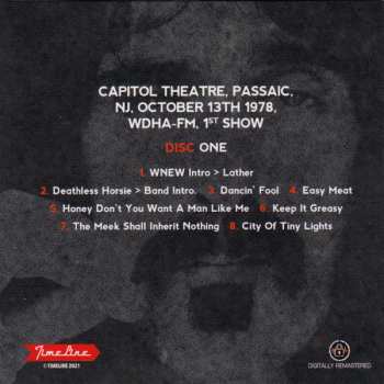 4CD/Box Set Frank Zappa: Capitol Theatre 1978