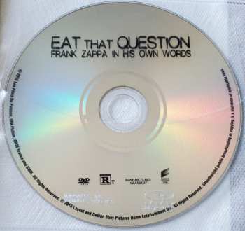 DVD Frank Zappa: Eat That Question - Frank Zappa In His Own Words