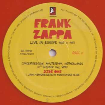 6LP/Box Set Frank Zappa: Live In Europe 1967 To 1970 NUM | CLR