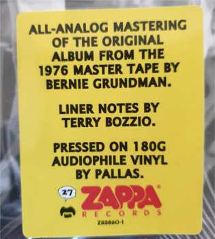 LP Frank Zappa: Orchestral Favorites (40th Anniversary)