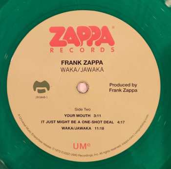 LP Frank Zappa: Waka / Jawaka CLR | LTD