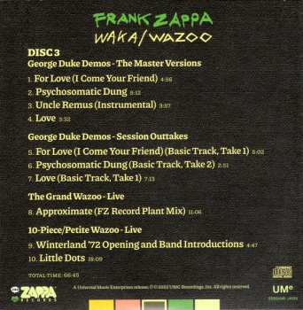 4CD/Box Set/Blu-ray Frank Zappa: Waka/Wazoo DLX