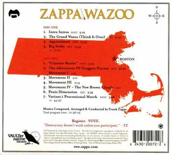 2CD Frank Zappa: Wazoo