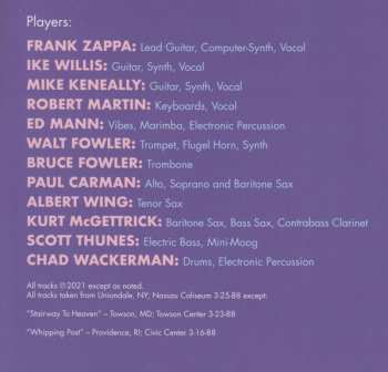 4LP/Box Set Frank Zappa: Zappa '88: The Last U.S. Show CLR | LTD