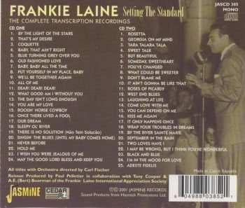 2CD Frankie Laine: Setting The Standard: The Complete Transcription Recordings