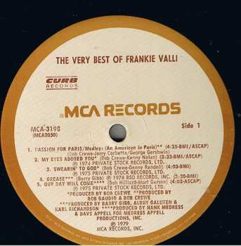 LP Frankie Valli: The Very Best Of